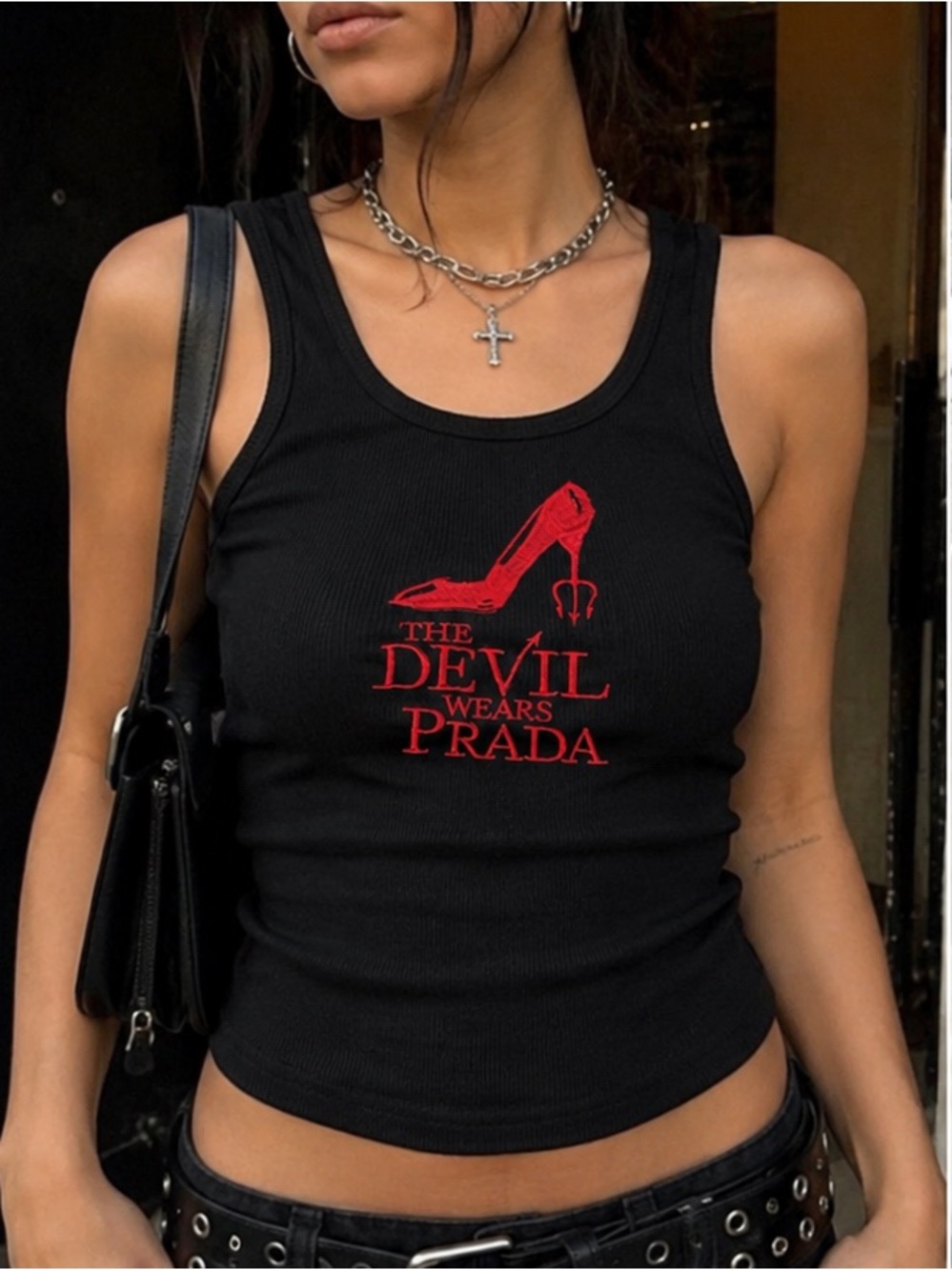 👠 devil wears Prada tank top